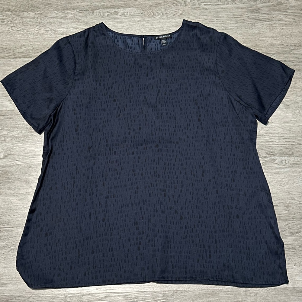 Eileen Fisher Silk Cotton Blouse